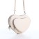 Bag Women's Cross-Bodi with a zipper, white color