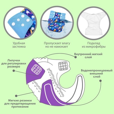 Panties-scammer, reusable, "abstraction"-1