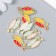 Decor for creativity Metal, enamel "Two fish" mix 2.2x1.2 cm