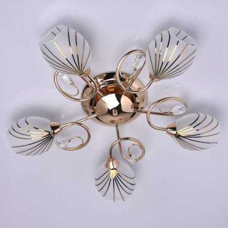 Cellular Cell "Fiesta" 5x60W E14 gold 65x65x13cm-3