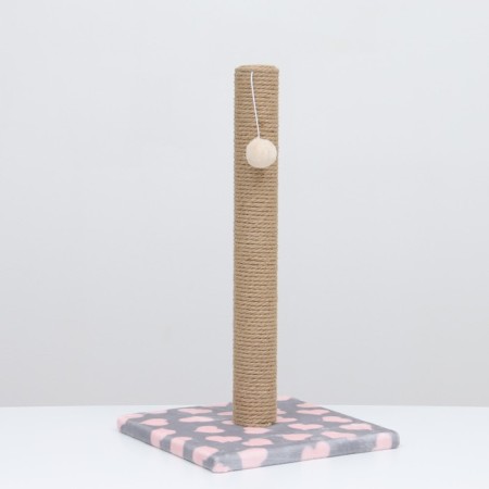 Clamp "Police" on a stand, 54 x 31 cm, jute, mix of flowers-1