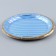 Paper plate "Golden stripes", in a set of 6 pcs.