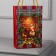 LED figure "Package with Santa Claus" 15 × 23 × 7 cm, plastic, AAX3 batteries (not in the kit), USB, glow warm white