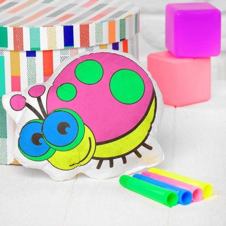 Coloring toy “God's cow” (without markers) in a package