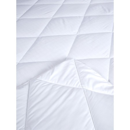 Blanket with filler Zen, size 140x205 cm, white color-1
