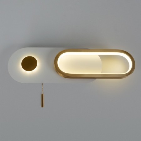 Wall lamp Arte Lamp Lucas A2602AP-10WH, LED, 10 W, 40x5x12 cm, 500 lm, white-1