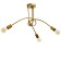 Causte "Knot" 3khe27 40W gold 54x54x40 cm Bayerlux