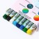 Set for drawing with oil pastel "Cute bunnies", 8 colors, a set for creativity