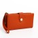 Women's wallet on the button, redhead color