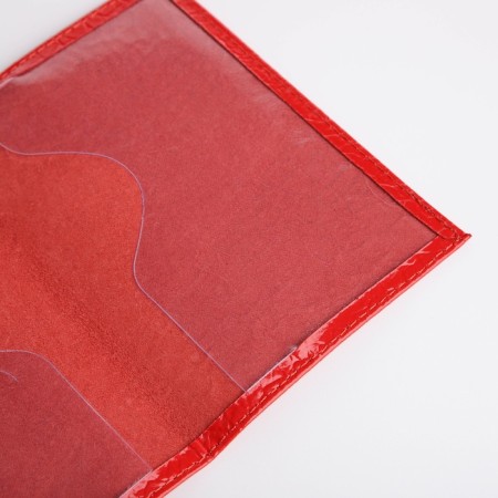 Cover for passport, red color-6