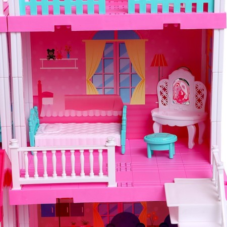 House for dolls "Mansion" with dolls and accessories-9