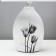 Table lamp "Flowers" 1xe14 40W white 20x20x31 cm.