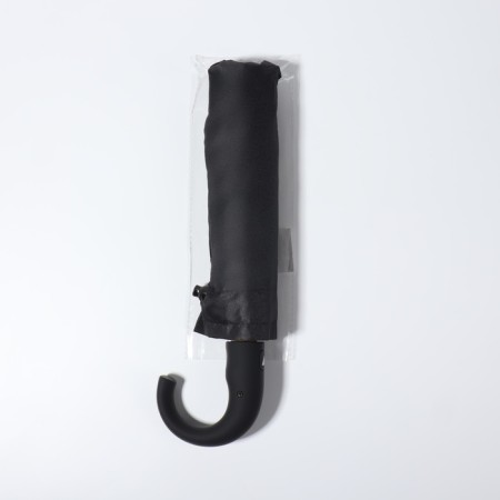 Semi -automatic umbrella “Gloom”, Eponge, 3 additions, 8 knitting needles, r = 47 cm, black color-4
