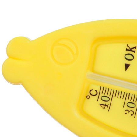 The thermometer for the bathroom "Fish", yellow color-5
