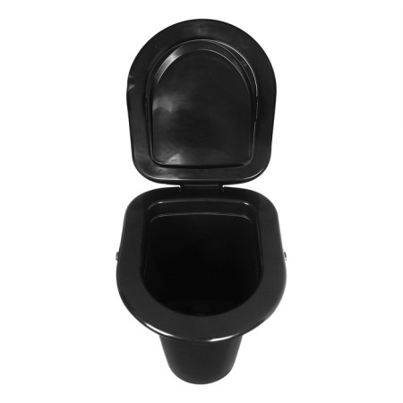 Bucket-loop, h = 39 cm, 17 l, removable chair, black-3