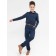 Pants for boys, height 122 cm, dark blue color