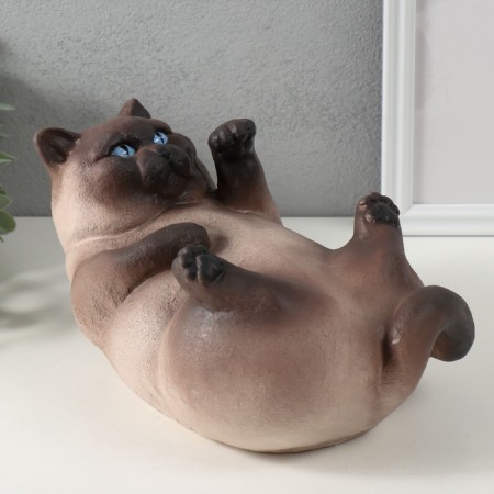 Figure "Cat Men" 13.5 x 16 x 24 cm.-1