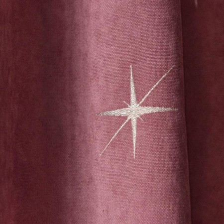 Set of curtains "Balley", size 2x145x270 cm, pink color-2