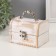 Casket wood chest "aged white" 8.5x12x8.5 cm