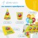 Paper cap “Happy birthday”, funny balls, set 6 pcs., 16 cm