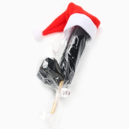 Lollice XXL in the hat "New Year", taste: apple, 140 g. (18+)-5