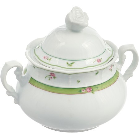 Menuet sugar, decor "Rose, green layering", 350 ml