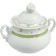 Menuet sugar, decor "Rose, green layering", 350 ml