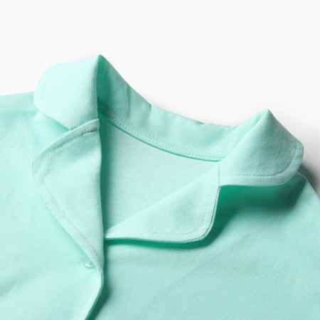 Pajama nursery (shirt and trousers) minku, mint color, height 140 cm-5