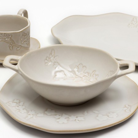 Ceramic ceramic plate, 23 cm-6