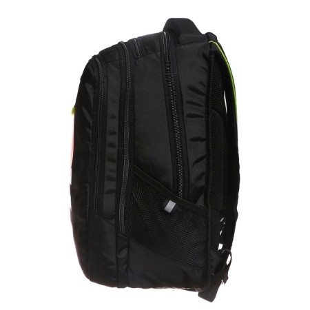 Youth backpack, 42 ​​x 31 x 22 cm, Grizzly 338, ergonomic back, laptop compartment, black/yellow RU-338-4_1-3