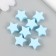 Busina Silicon "Asterisk" turquoise d = 1.4 cm