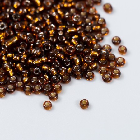 Beads "Zlatka" 08/0, 3 mm, 10 g 0053 brown