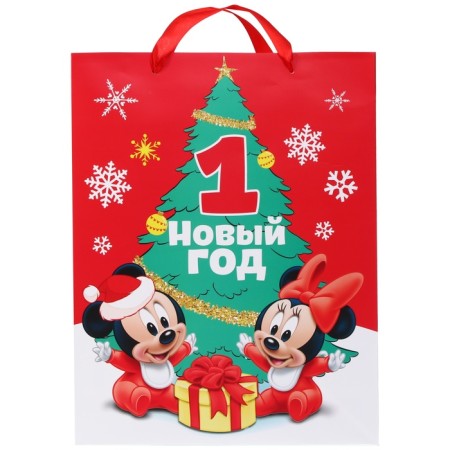 New Year. Gift package, 31x40x11.5 cm, packaging, Mickey Mouse-4