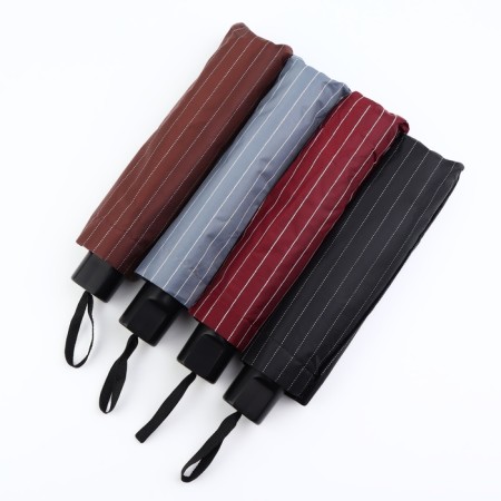 Mechanical “Small Strip” umbrella, Eponge, 4 additions, 8 spokes, r = 47 cm, color mix-3
