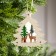 Christmas tree toy "Christmas tree with deer", from batteries, glow warm white