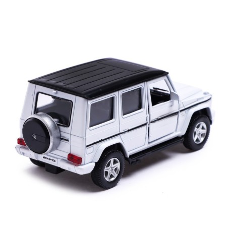 Metal Mercedes-Benz G63 AMG, 1:32, doors, inertia, white color open-5