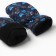 Winter children's mittens minku, dark blue color, 18cm