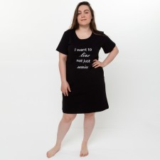 Dress, black color, size 48