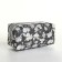 Cosmetic bag with lightning, black color