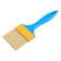 Brush flat promo, artificial bristles, plastic handle, 2.5 ", 63 mm