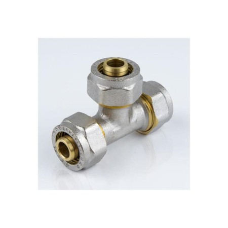 Aquasfera tee 7011-04, crimping, d = 32 mm, brass-3