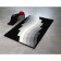 Bathroom mat Streak Black 60x90 cm