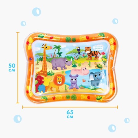 Aquacrice inflatable developing water rug "Africa", 65x50 cm.-1