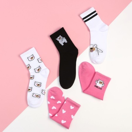 Set of women's socks KAFTAN "Best Gift" 5 pairs, rr 36-39 (23-25 ​​cm)-2