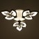 Chandelier 1093/3wt LED 72W 3000-6000k Dimmer white 50x50 cm Bayerlux