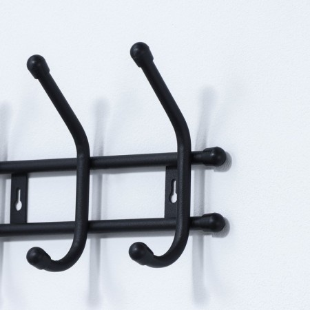 Wall hanger "Cosiness 3", 3 hooks color black-3