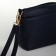 Bag Women's Cross-Bodi with a zipper, blue color