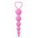 Anal balls of the oka-hoods, Soft Touch Silicone, D = 11-32 mm, h = 140 mm, pink