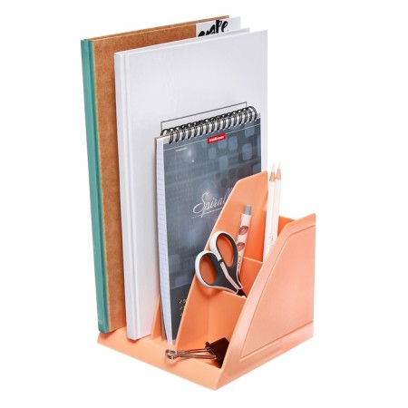 Vertical papers, 6 departments, Erichkrause "Regatta Pastel Bloom", peach-5
