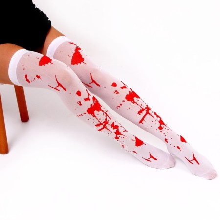 Carnival accessory- stockings "Blood"-1